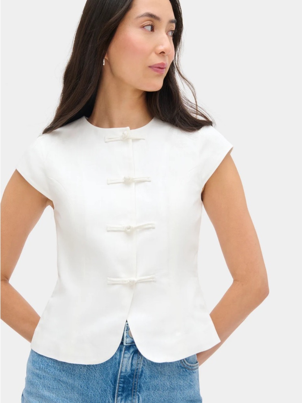 Aligne Connie Linen Top - NWT